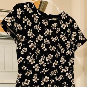 LOFT FLORAL DRESS WITH POCKETS